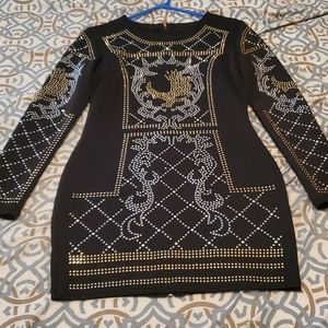 Black cocktail dress size large